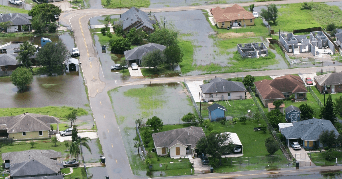 house is flooded