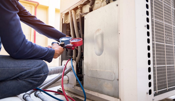 HVAC Discharge Lines Repairing