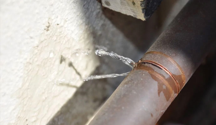 Main Water Line Break Repairing