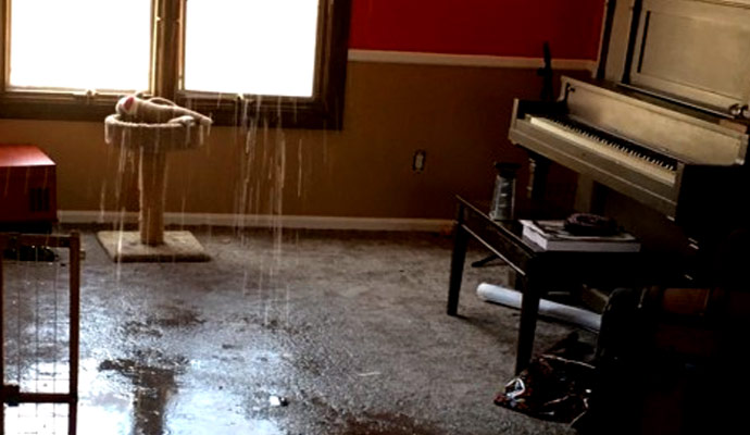Pipe Leak Clean Up