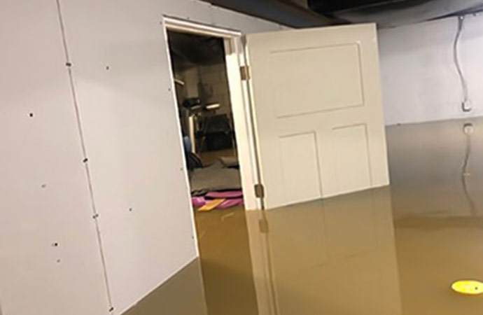 Flooded basement