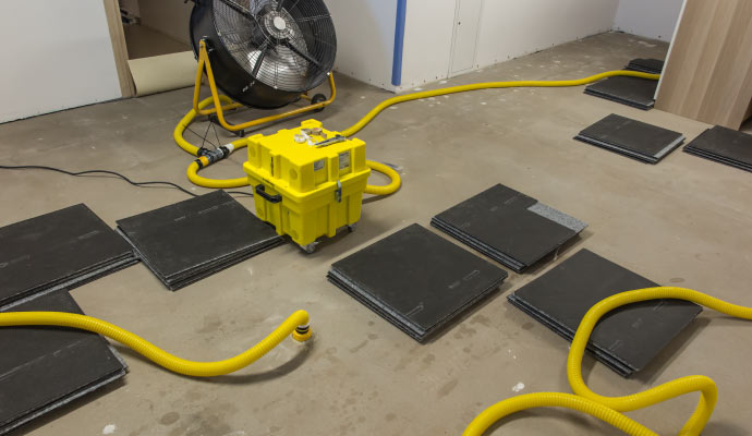 Water damage restoration equipment
